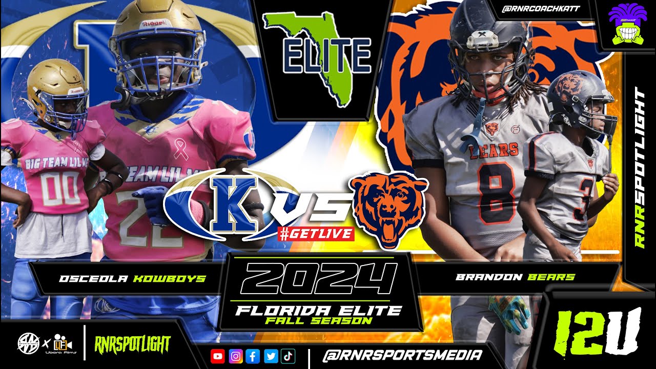 Osceola Kowboys vs Brandon Bears | 12U