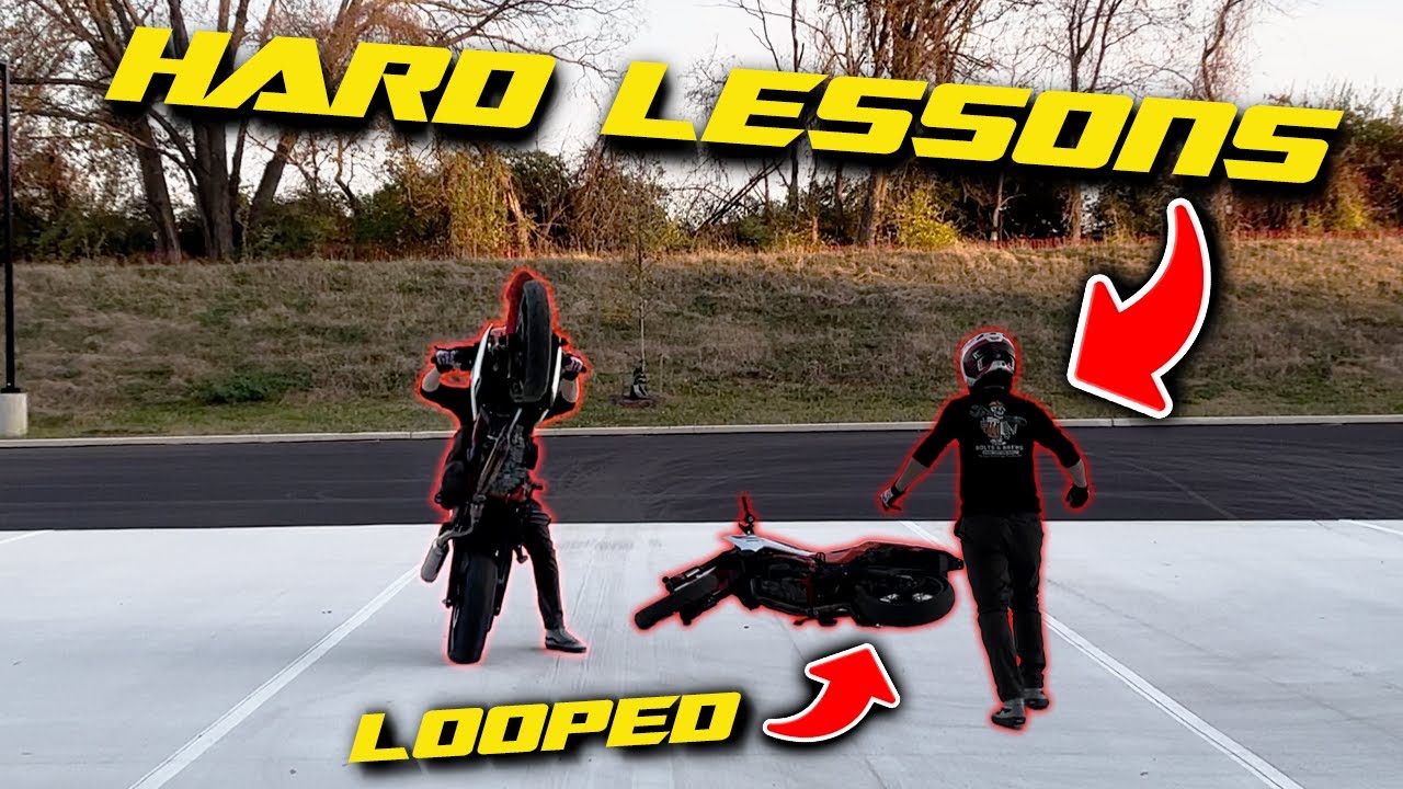 Учебный круг WHEELIES на моем SUPERMOTO (2025 KTM 390 SMC R), часть 1