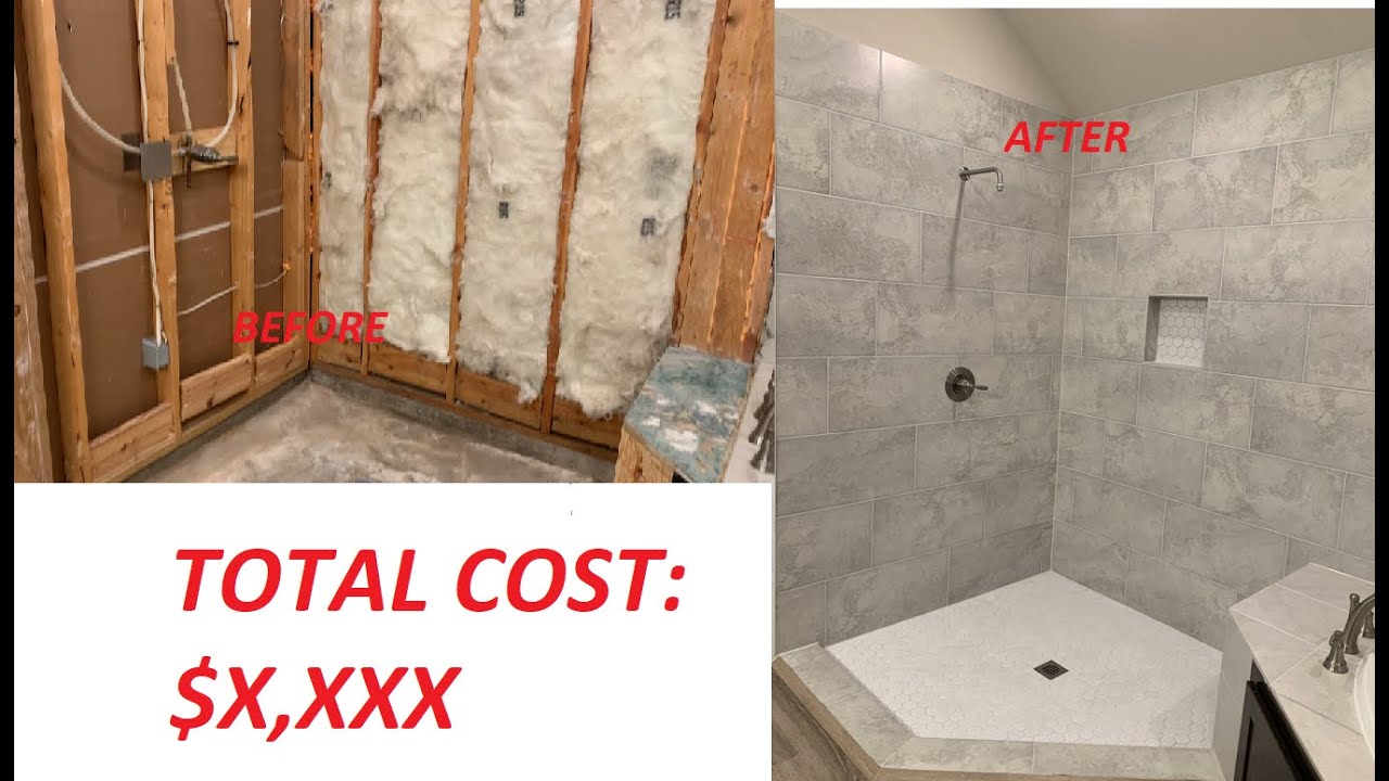 Shower Remodel - Part 3 / Full Price Breakdown
