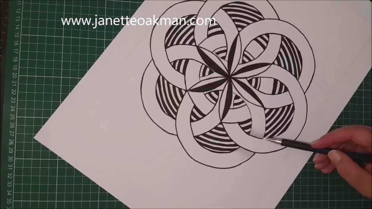 Geometric Art with Artist Janette Oakman 10 Symmetric / Geometry / Mandala