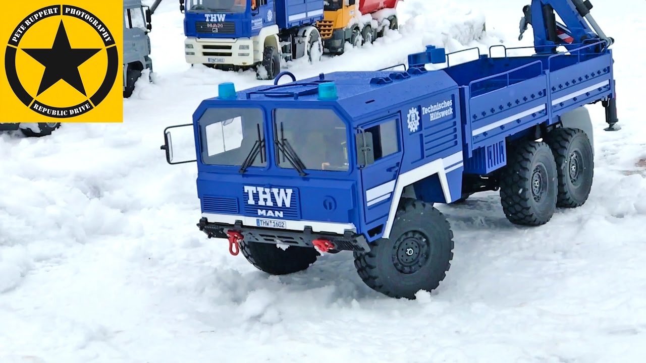 Truck Videos for CHILDREN BRUDER Trucks The BEAST✅ MAN 6x6 RC-WORLD WINTER Service👍