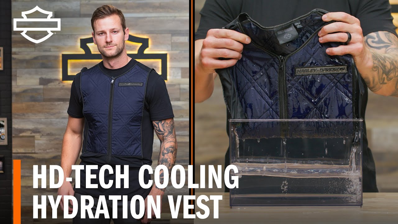 Harley-Davidson HD-Tech Cooling Hydration Vest Overview
