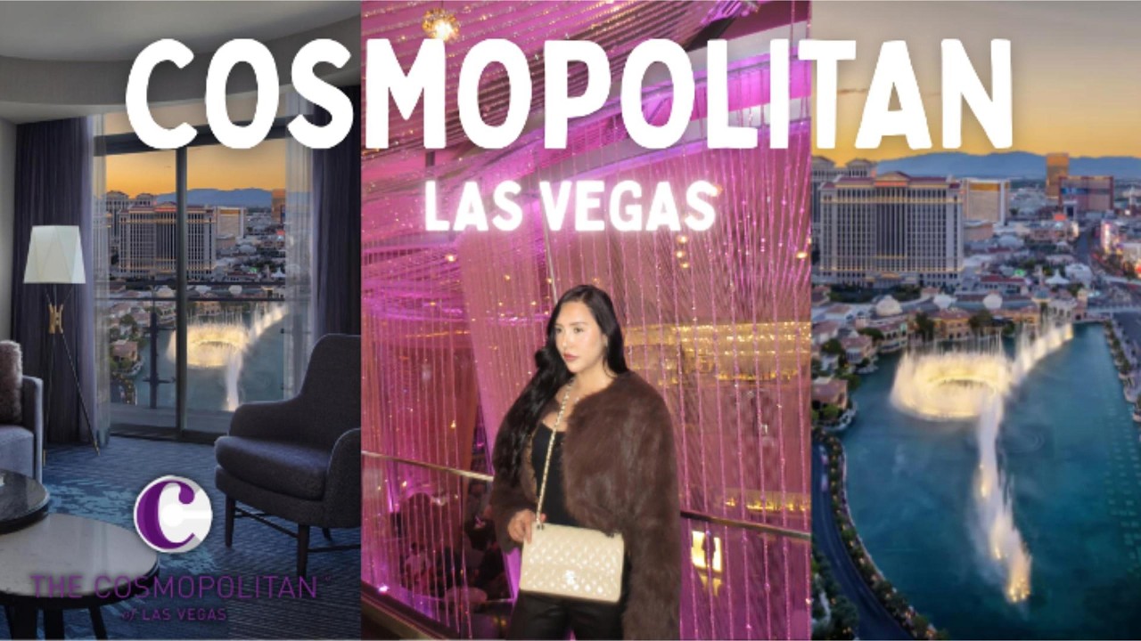 Cosmopolitan Las Vegas - Terrace Suite Fountain View l The best hotel on the strip? Full room tour