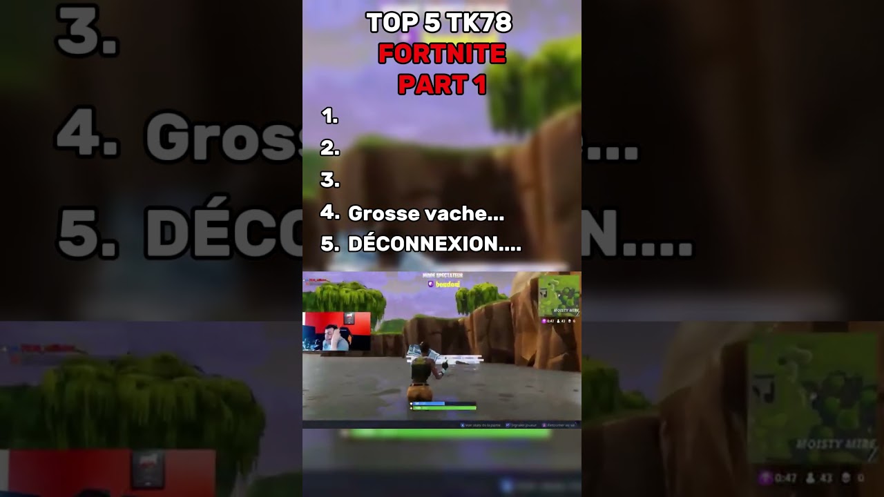 TOP 5 TK 78 FORTNITE PART 1 🤣
