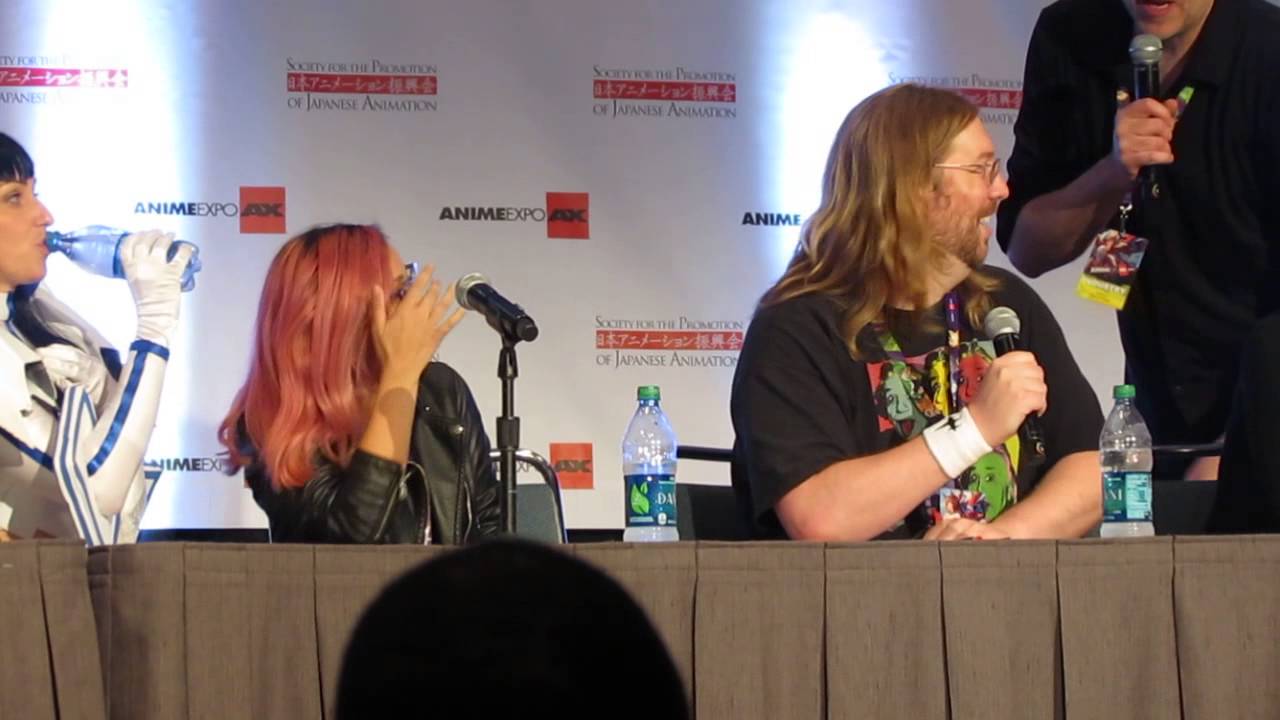 Anime Expo 2015 - Gamagoori (Patrick Seitz) asks Mako (Christine Cabanos) out... Awkwardly