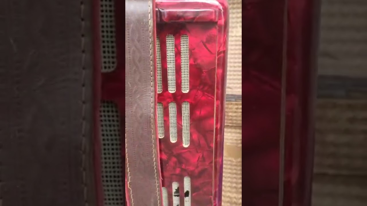 Vintage button accordion Meinel & Herold. Kremlin
