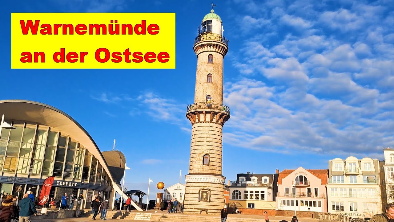 Warnemünde an der Ostsee in Mecklenburg-Vorpommern, Deutschland