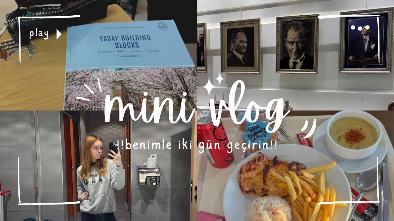 benimle &uuml;nide iki g&uuml;n || it&uuml;, denizbank genel merkez, ders, arkadaşlar&hellip; #itu #unilife #vlog