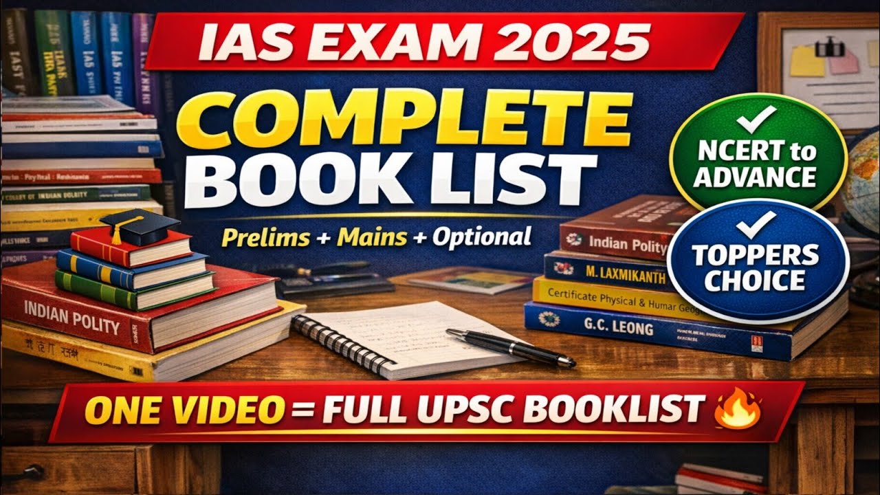 The Ultimate IAS Preparation Book List (2025)