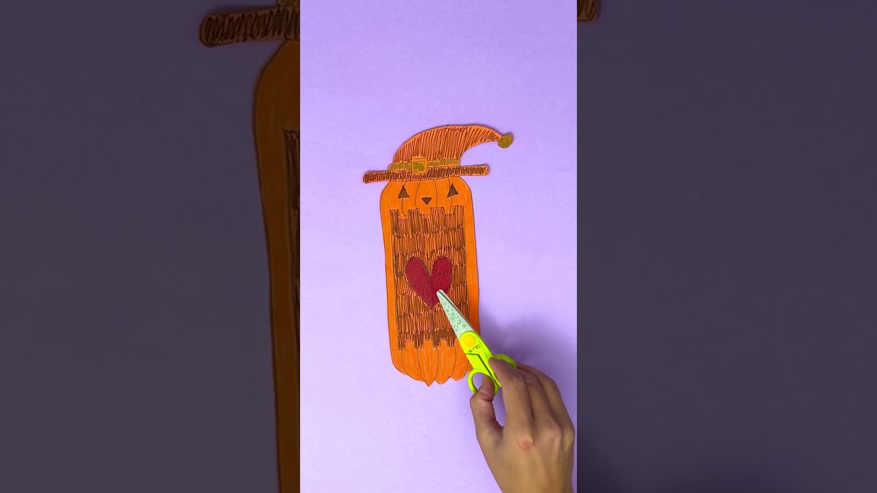 TALKING PUMPKIN? 🎃 Yes — It’s a PAPER HALLOWEEN PUPPET! 😄🗣️ 