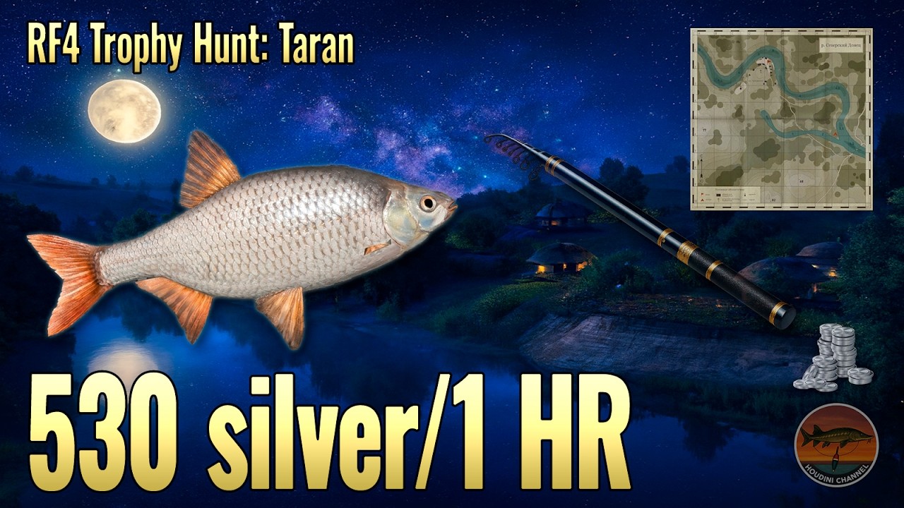🤑 530+ SILVER/HR! Insane Taran Spot on Seversky Donets | Russian Fishing 4