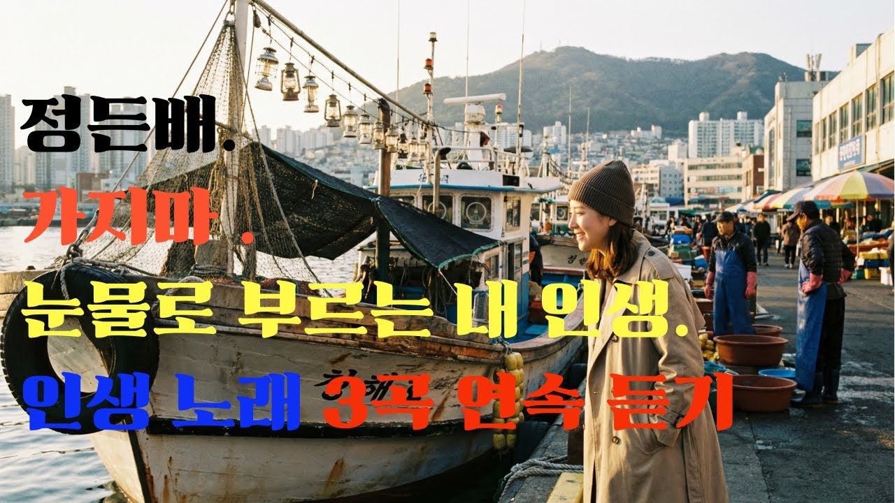 중저음 여성보컬 감성 트로트 7080 뽕짝