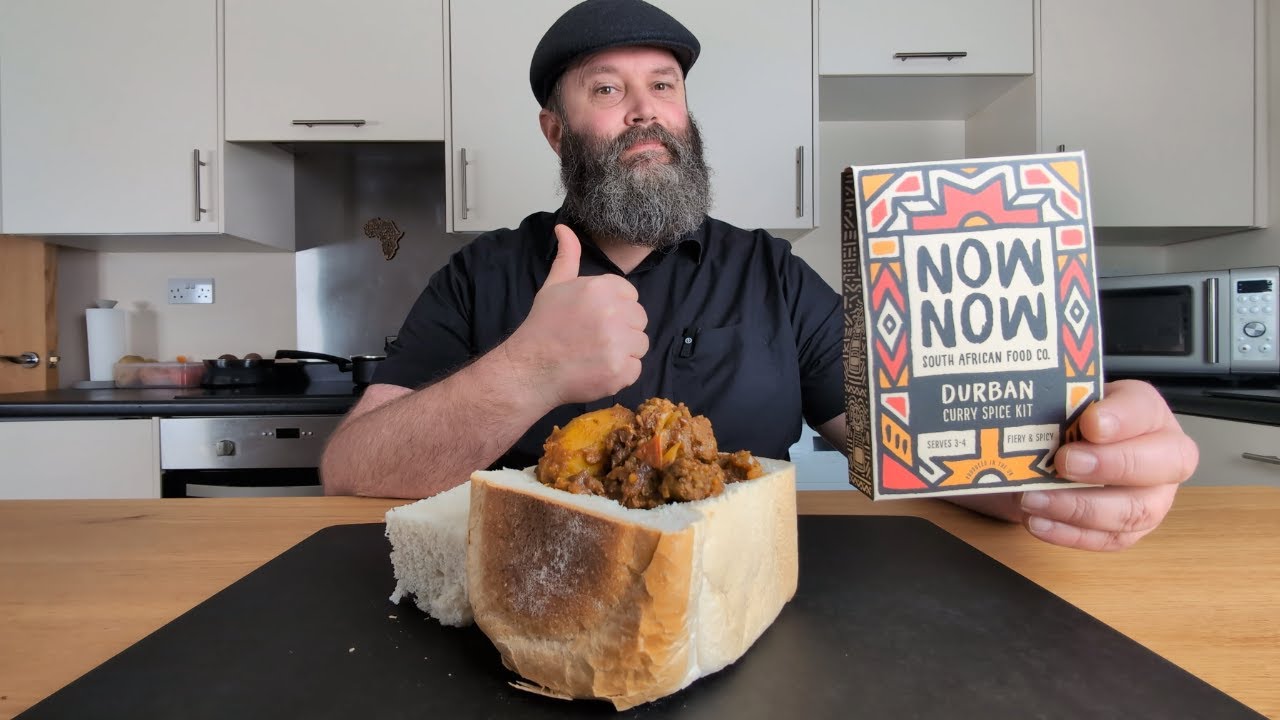 Homemade Bunny Chow with a Durban Curry Spice Kit.
