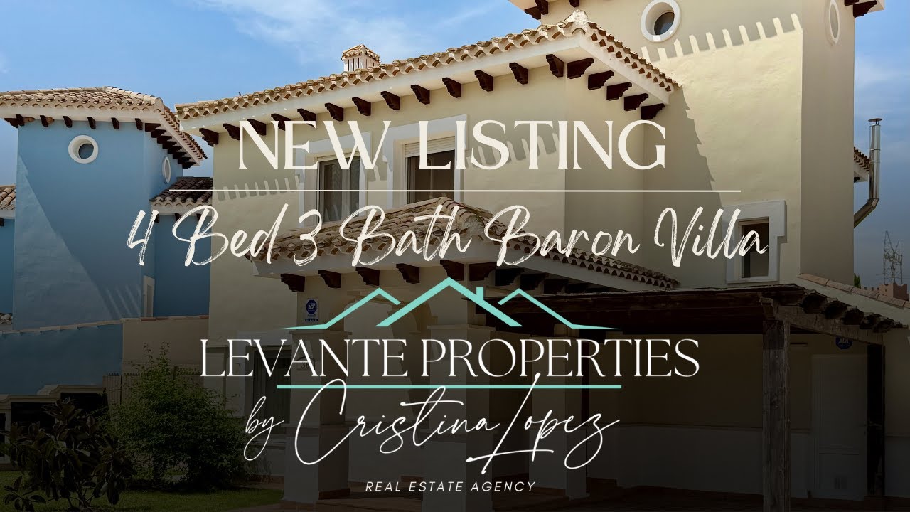 4 Bed 3 Bath Baron Villa - Mar Menor Golf Resort