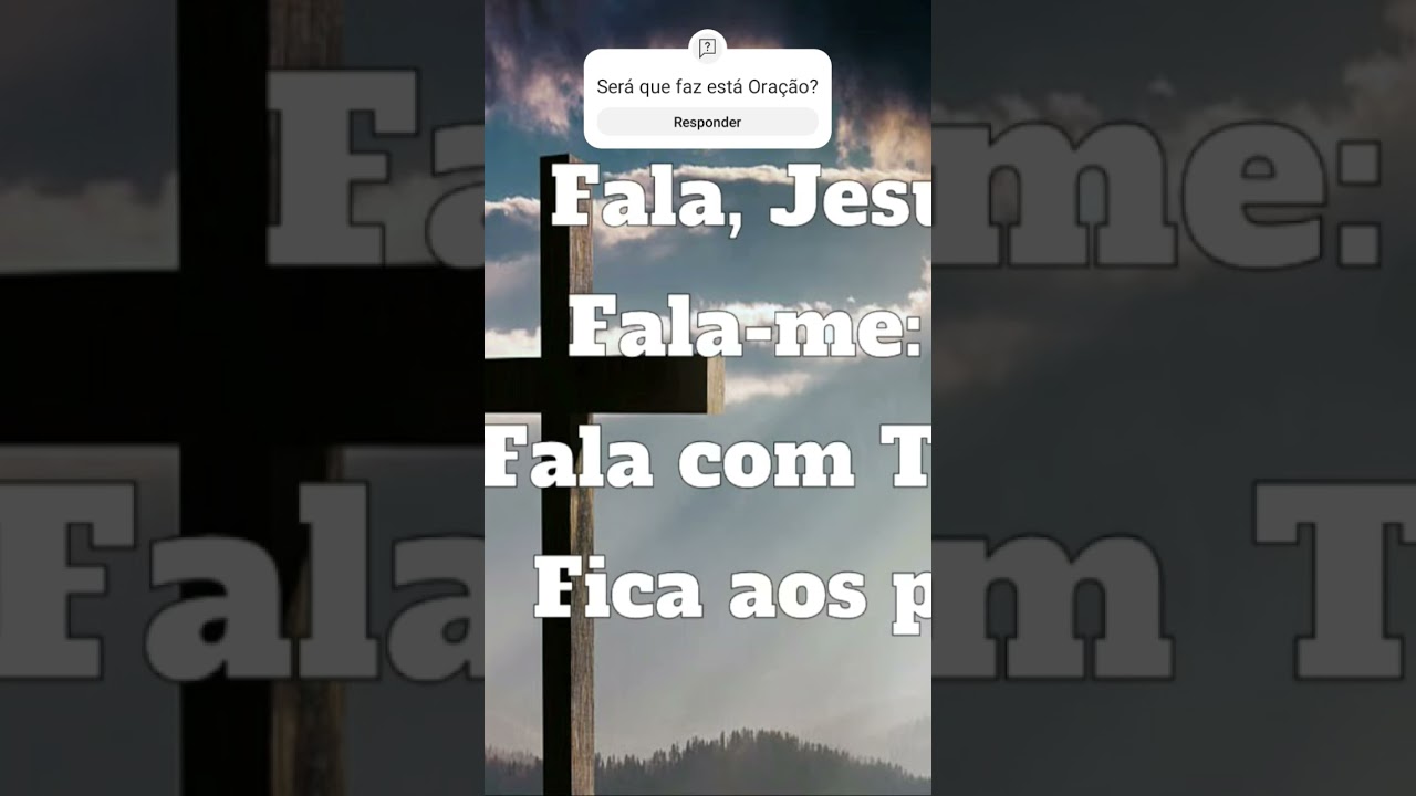 Fala Jesus Querido!