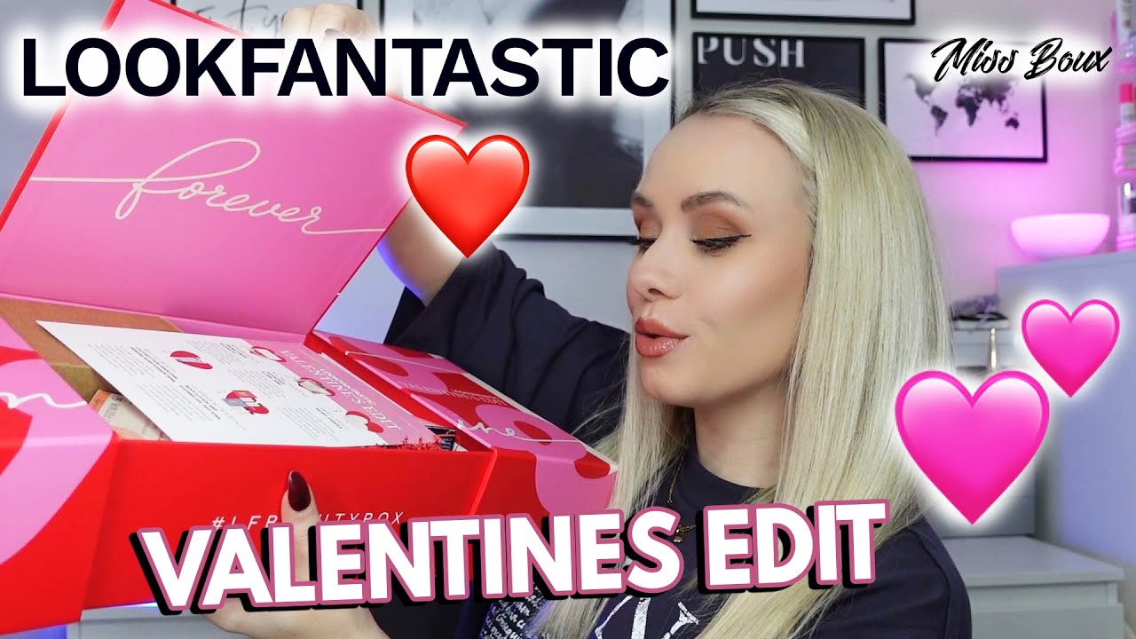 Распаковка лимитированной бьюти-бокс-сета LOOKFANTASTIC ко Дню святого Валентина и промокод ✨ | M...