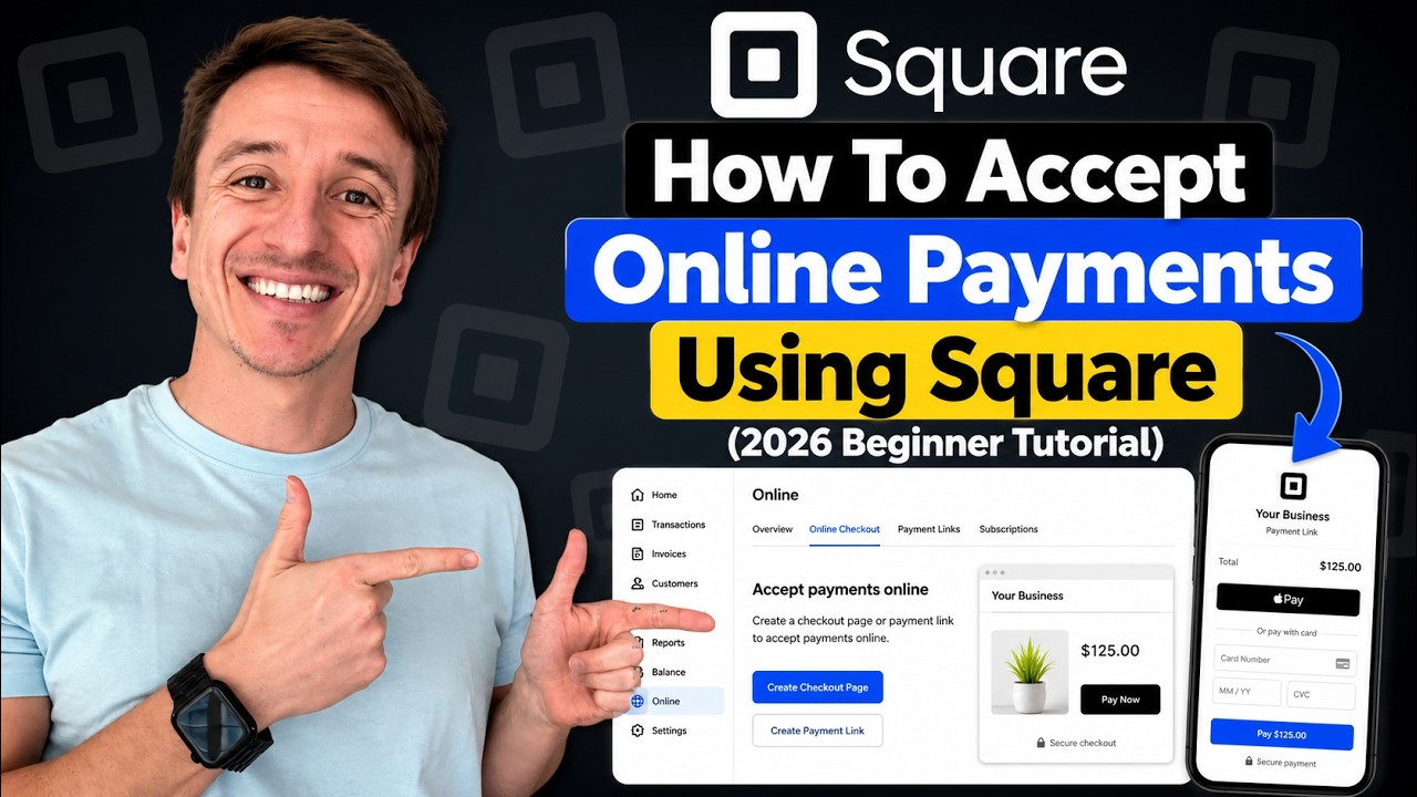 How To Accept Online Payments Using Square (2026 Beginner Tutorial)