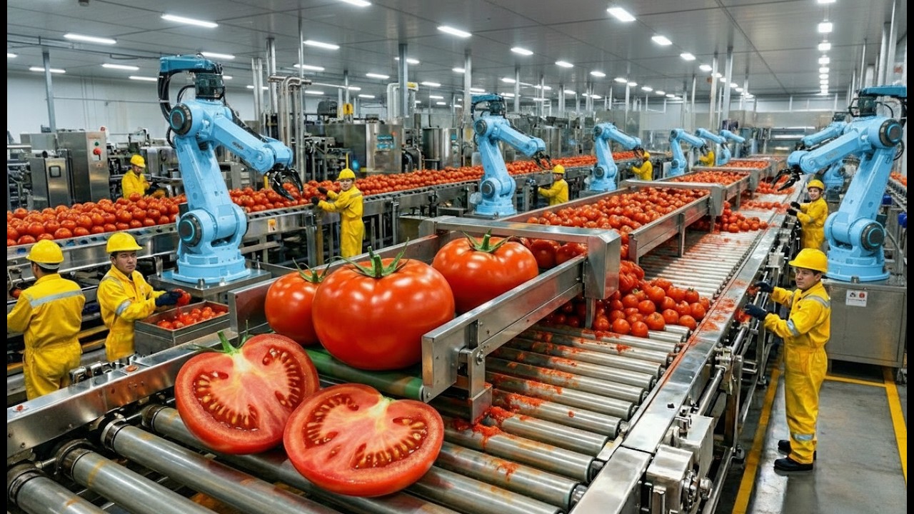 How Tomato Ketchup Is Made | Modern Factory Production Process