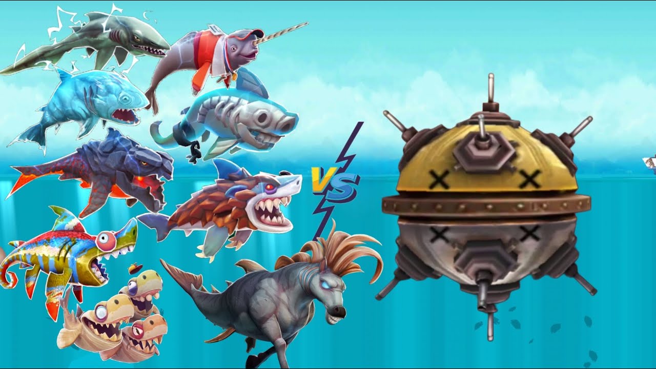 Hungry Shark Evolution - Ultra Mine Vs Special Power Sharks 🦈