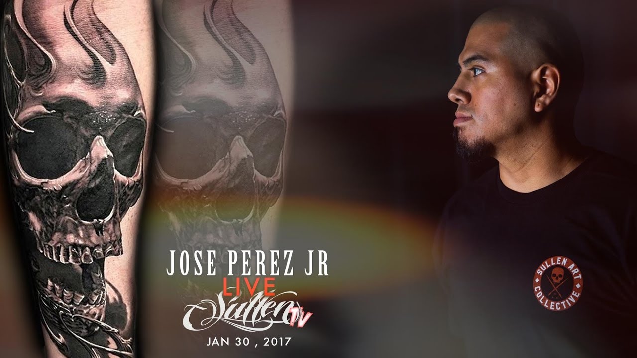 Jose Perez Jr live tattoo