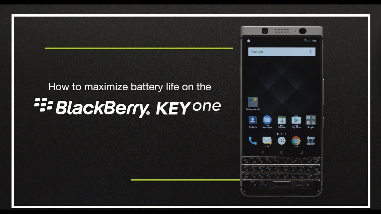 How to maximize battery life on BlackBerry KEYone