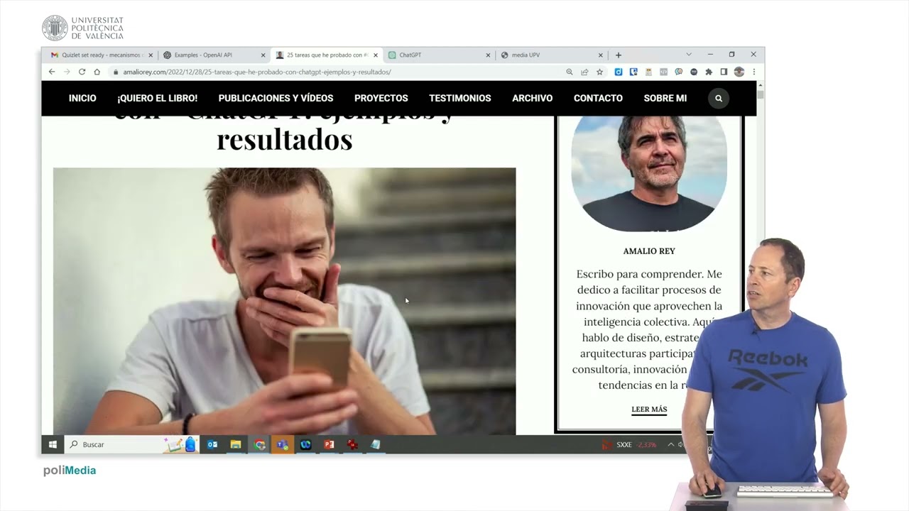 Uso de ChatGPT. Ejemplos de openai y otras fuentes | 9/37 | UPV