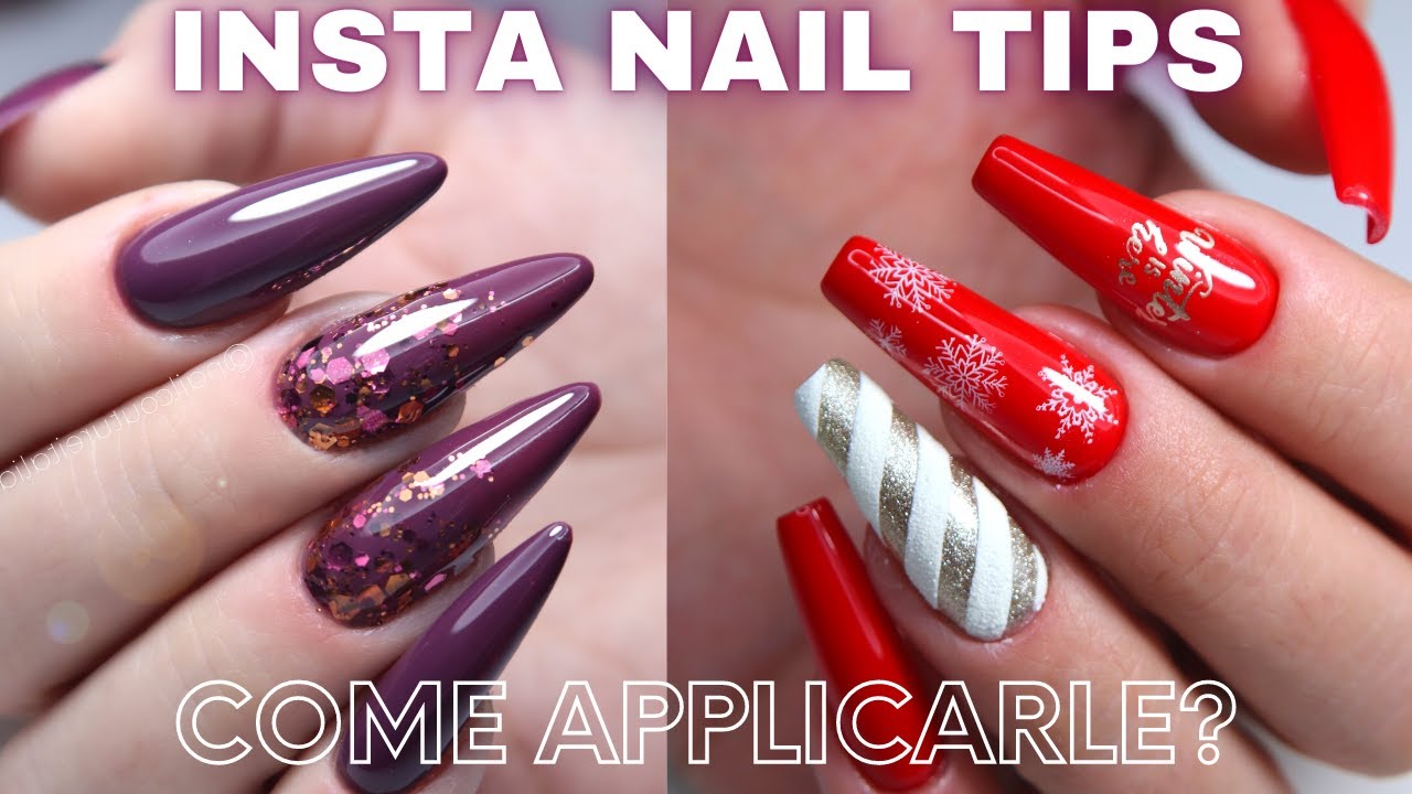 Applicazione INSTA NAIL TIPS IN 6 STEP! | Full Cover Tips | Gel-X Nails