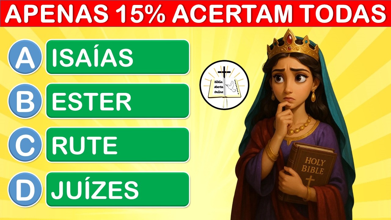 15 PERGUNTAS BÍBLICAS SOBRE O ANTIGO TESTAMENTO - QUIZ BÍBLICO #2