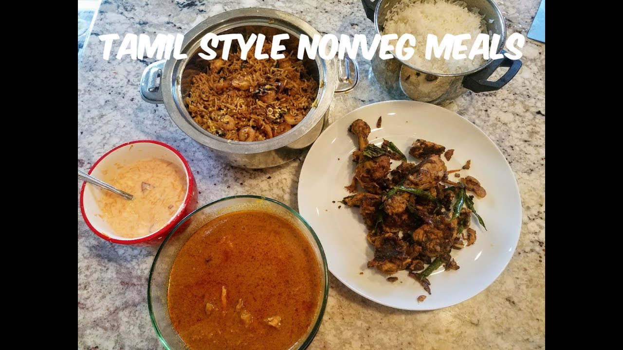 Weekend non veg meals/menu in tamil