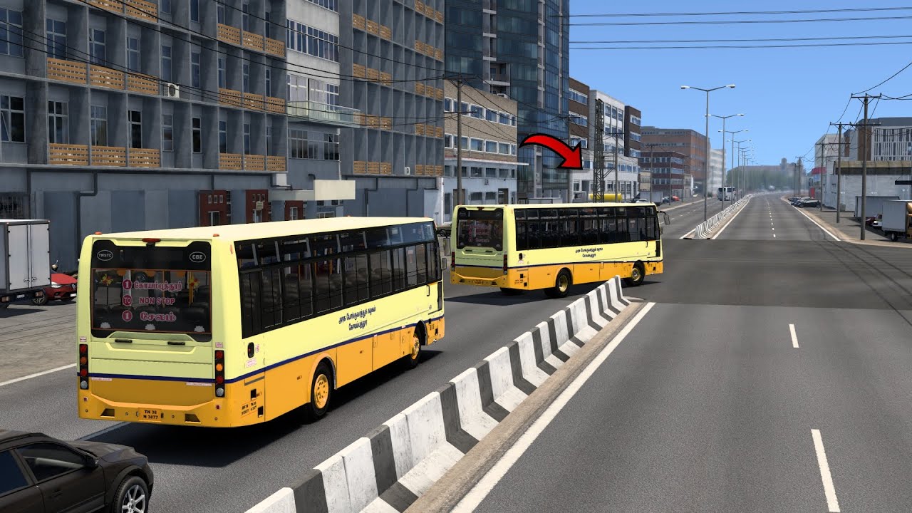 🚍 TNSTC BS6 Bus Mod | Tirchy to Madurai  Route | ETS2 2026!