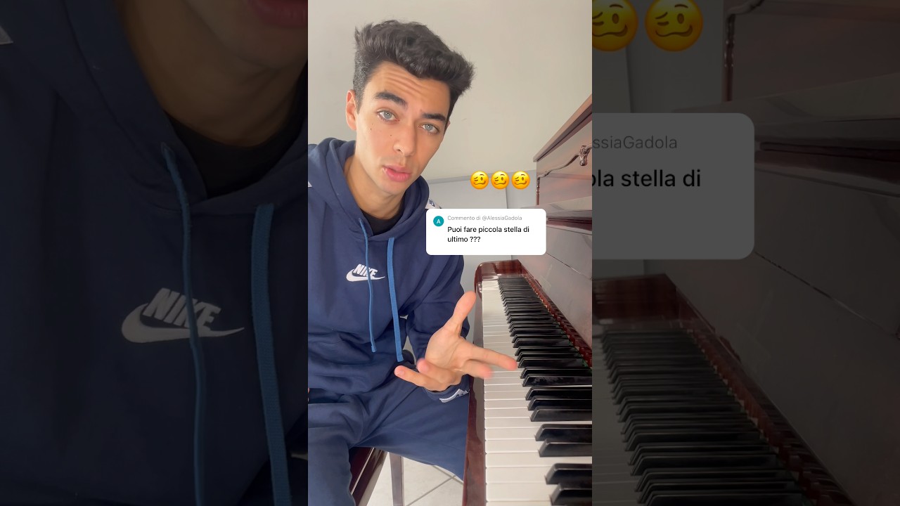 A parte gli scherzi non &egrave; il mio genere Ultimo&hellip; 👀💎🎶 #piano#pianista#ultimo#piccolastella