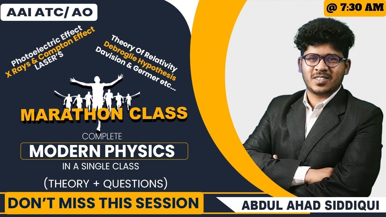 DAY -23| Modern Physics | PHYSICS | AAI ATC/AO