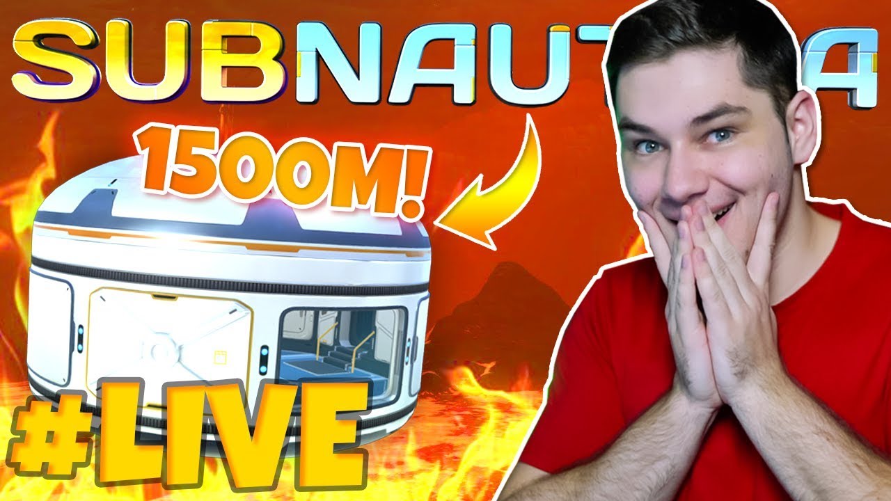 [ ZAPIS LIVE ] SUBNAUTICA | BAZA NA 1500M!
