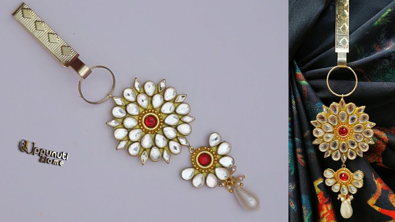 How To Make Designer Waist Chain At Home | Waist key chain | Bridal Waist chain | DIY | Uppunutihome
