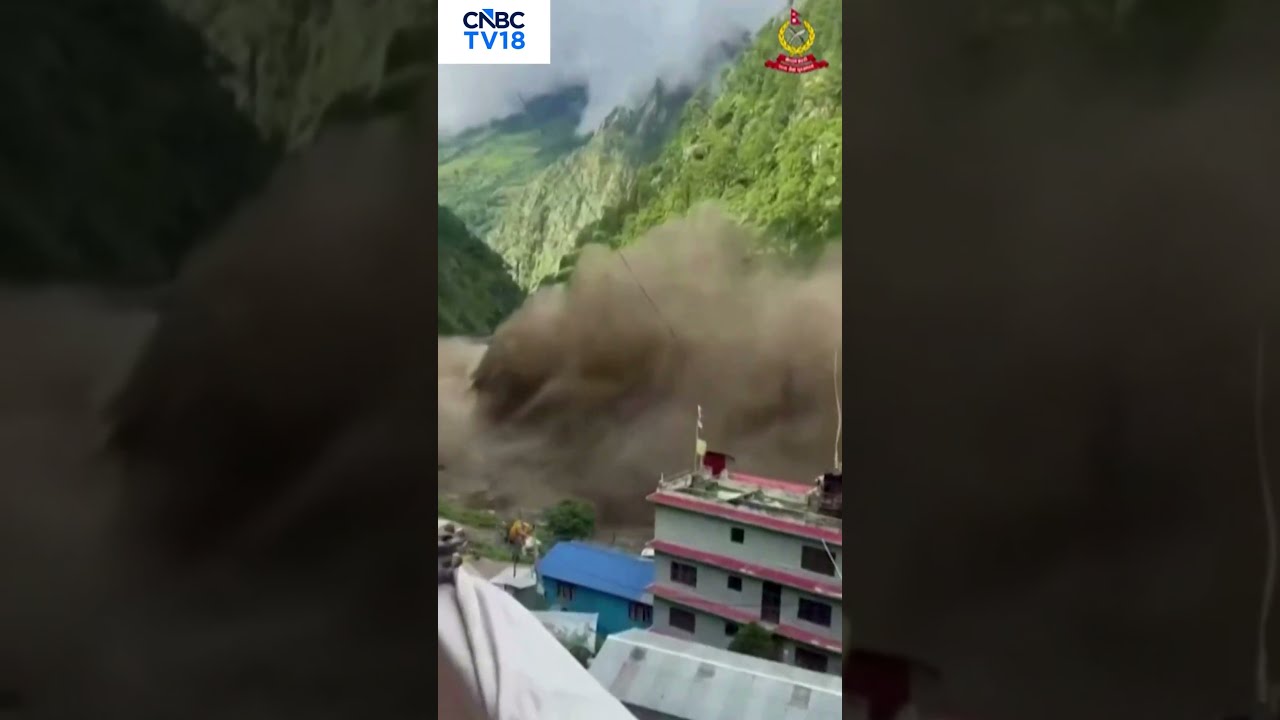 SHOCKING: Exact Moment of Nepal Flash Flood | Bhotekoshi River Floods Rasuwa | Nepal Flood | N18G