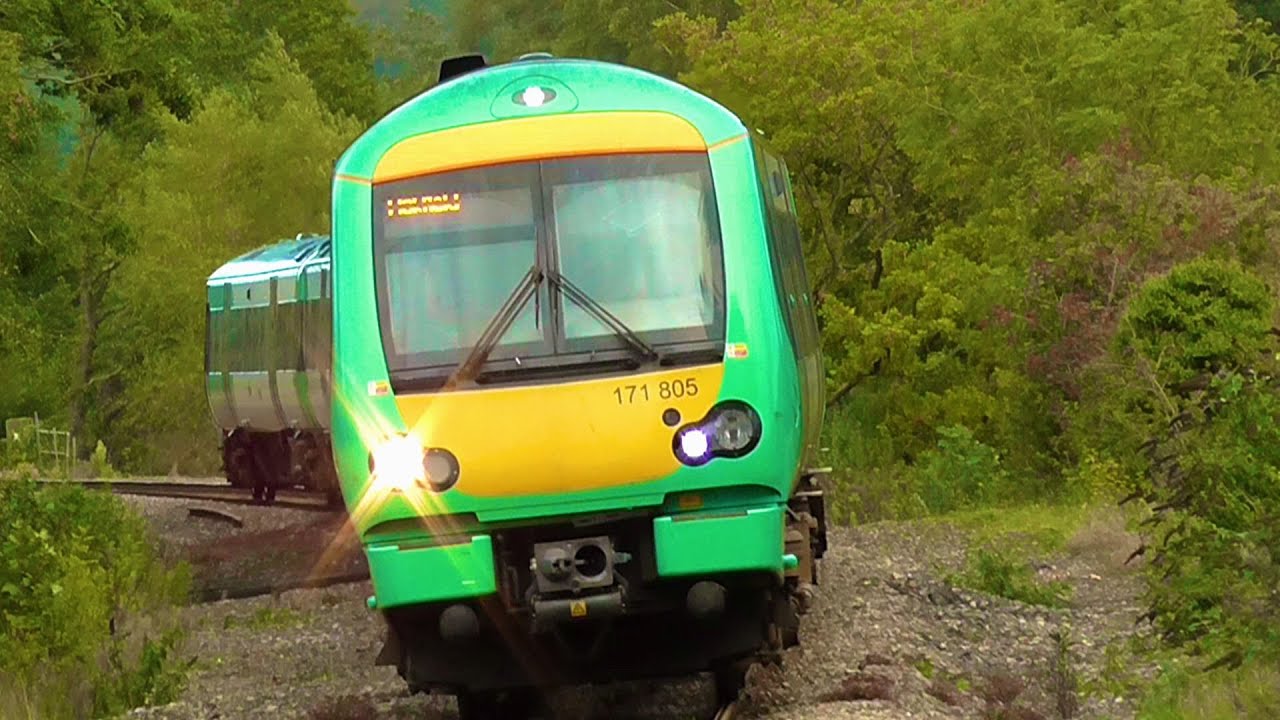Паровозы Southern Class 171 в порту Акфилд и Бакстед — вторник, 6 октября 2015 г.