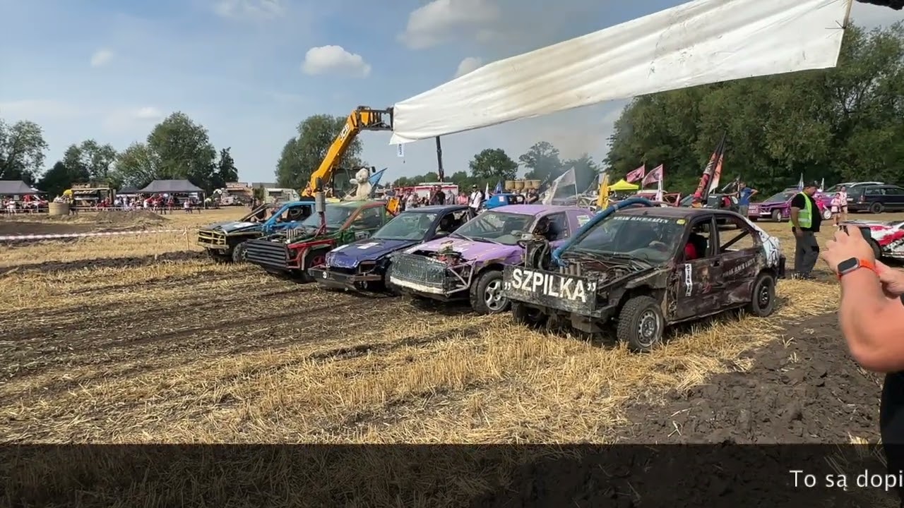Festyn charytatywny dla Grzesia & Wrak race Kuczkowo 2024 - paralotniarze PPG