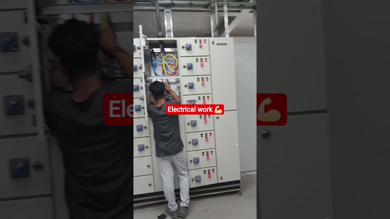Electrical work 💪🏻 | Panel installation | Cable termination 