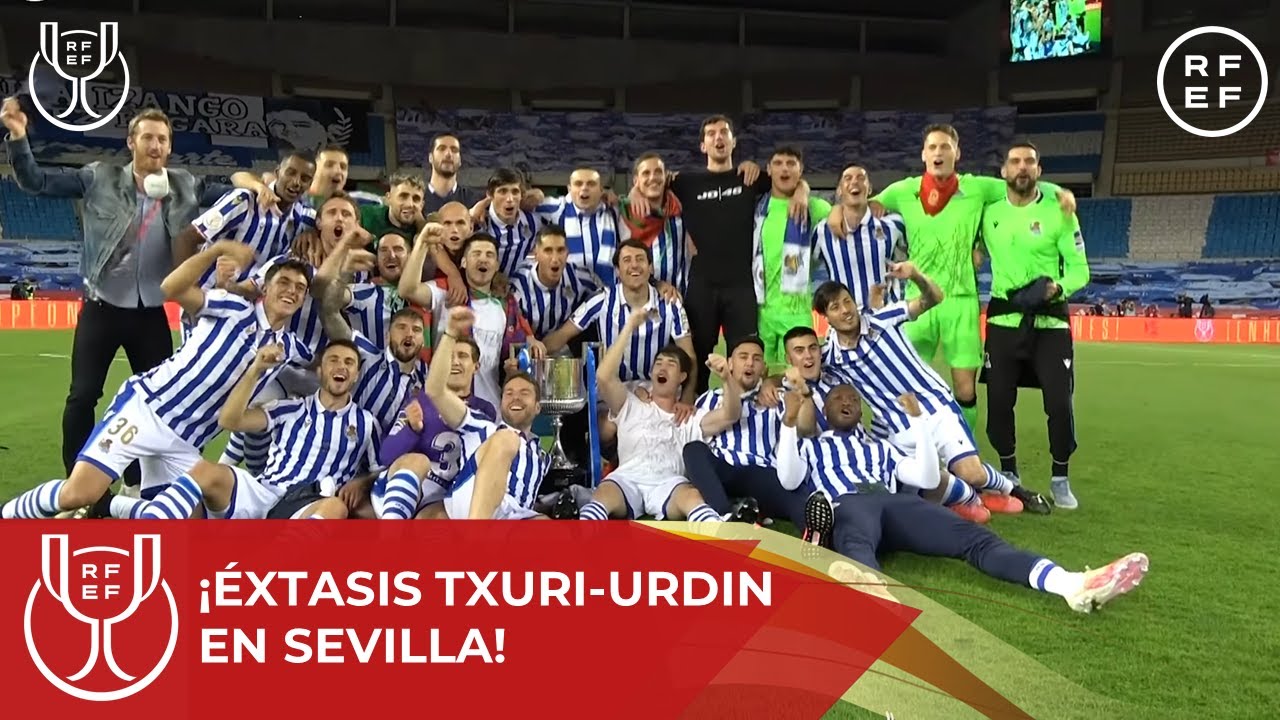 ¡Comparte con la Real Sociedad la celebración después de ganar la Copa del Rey!