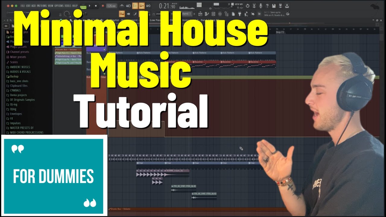 BEGINNERS TUTORIAL: How to make Minimal House / Minimal Deep Tech (For Dummies)