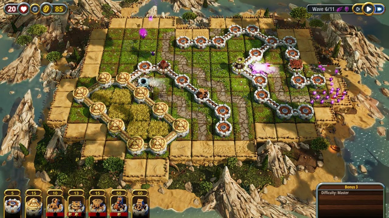 Artisan Td bonus 3 map No damage. Master difficulty