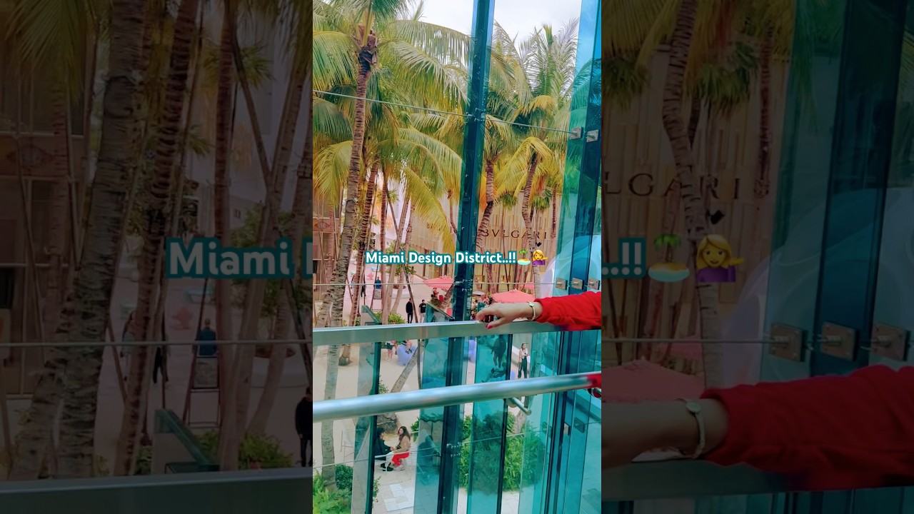 Beautiful Miami Design District…!!🏝️🧚‍♂️