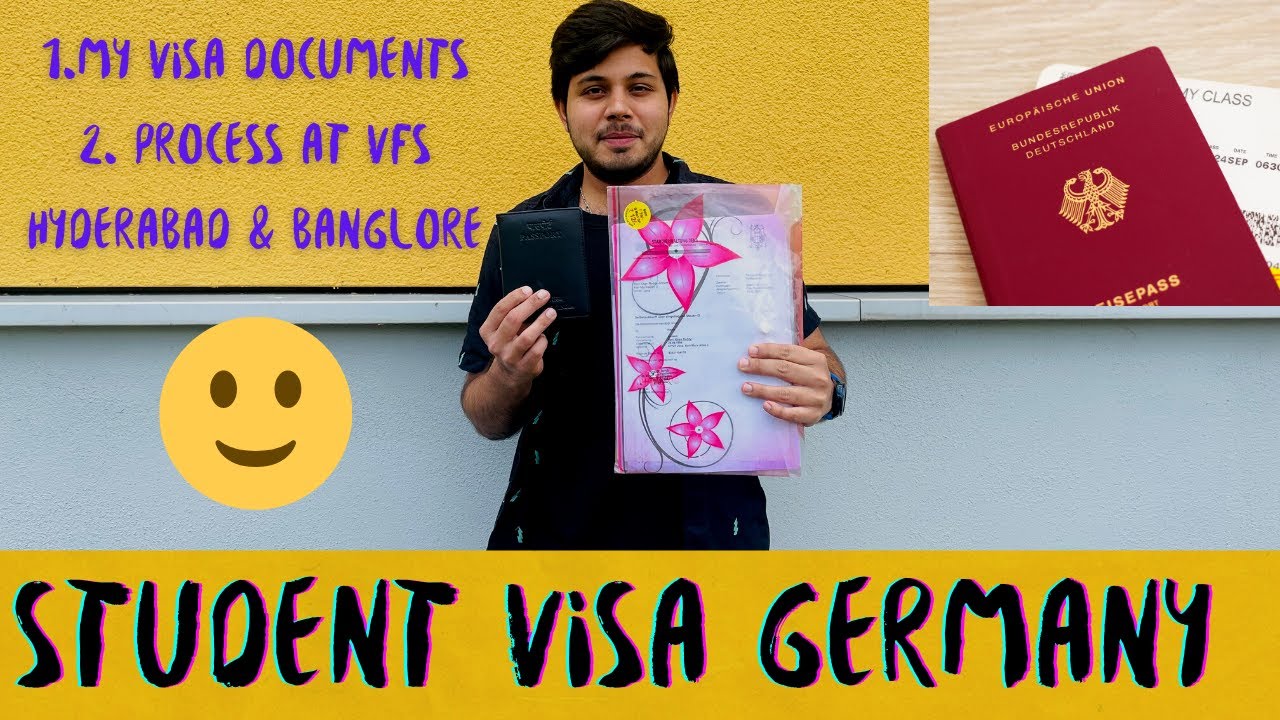 Student Visa for Germany|| Visa Checklist || Detailed process inside VFS Hyderabad and Bangalore||