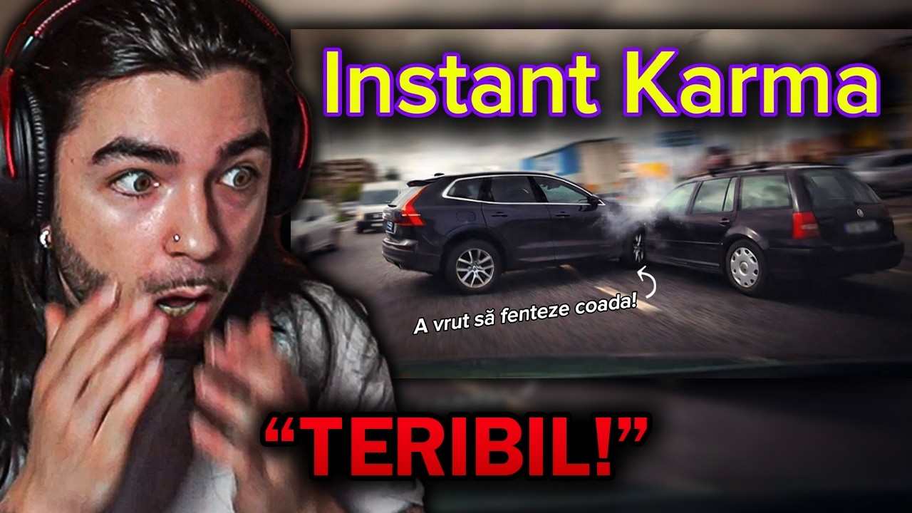 TheRealRed Reactioneaza La Romanian Dashcam: Accidente, Road-Rage si neatentie la volan