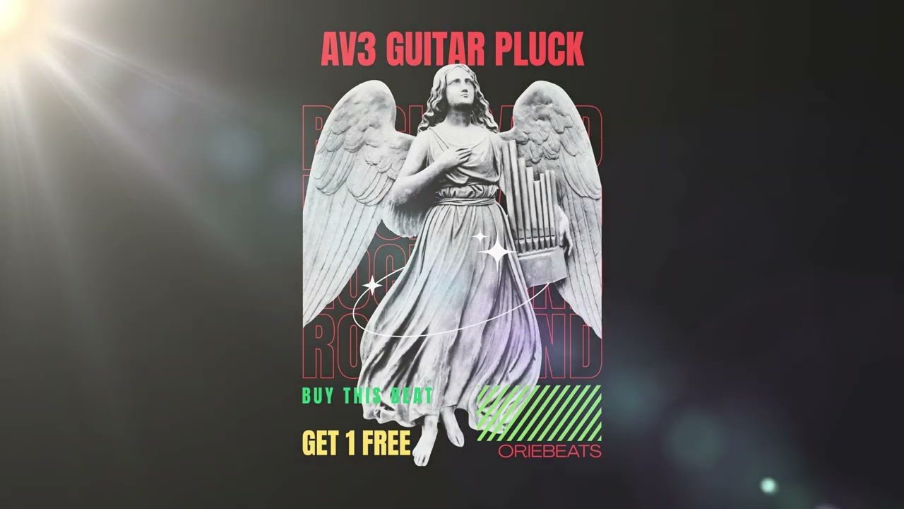 AV3 Guitar pluck-Dancehall 100Bpm