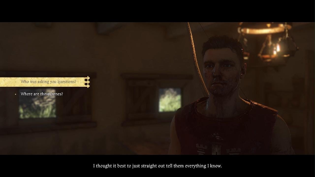 Kingdom Come Deliverance II Woodcutter Vashek Tells Henry Where To Get The Dragon Bones