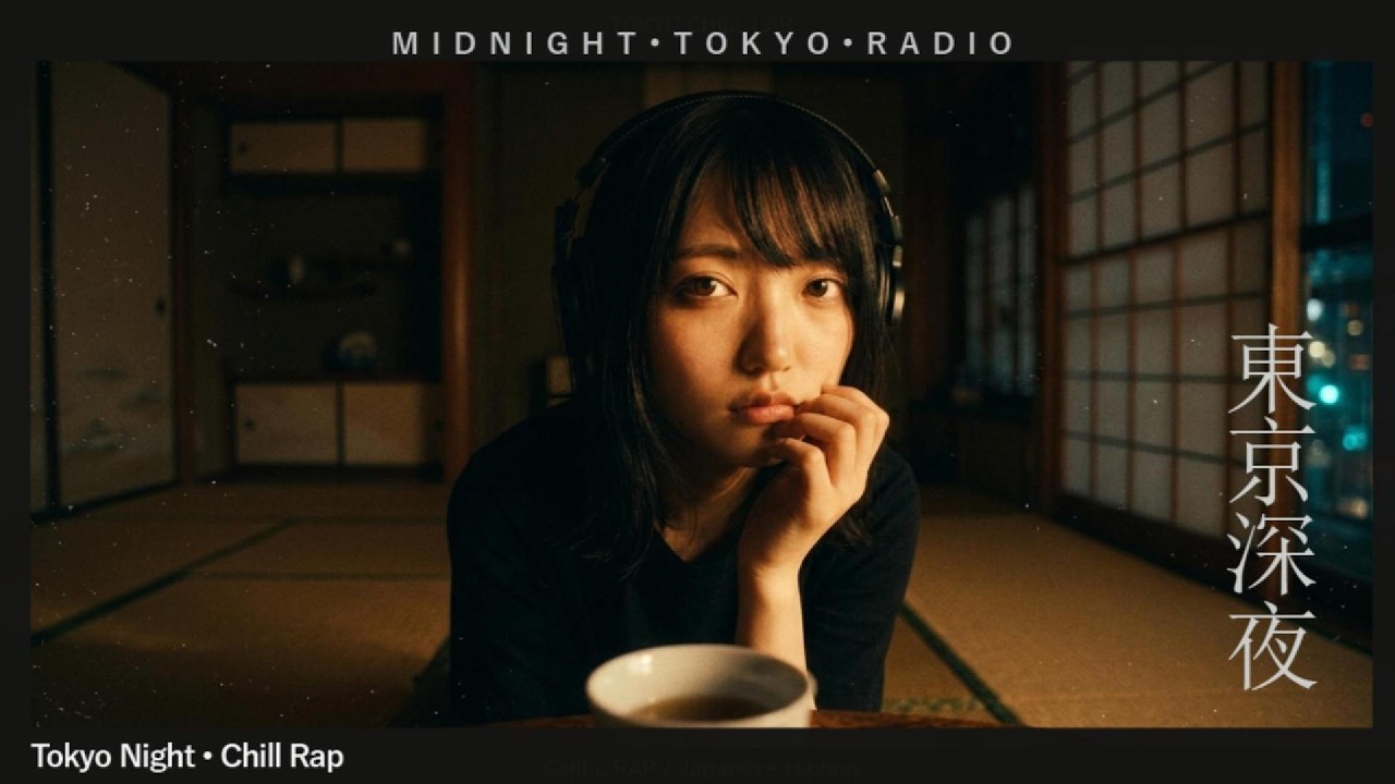 【邦楽 Playlist】畳の部屋、差し込む午後の光。作業用チルラップ & メロウヒップホップ｜集中・リラックス・ノスタルジー｜Midnight Tokyo Radio