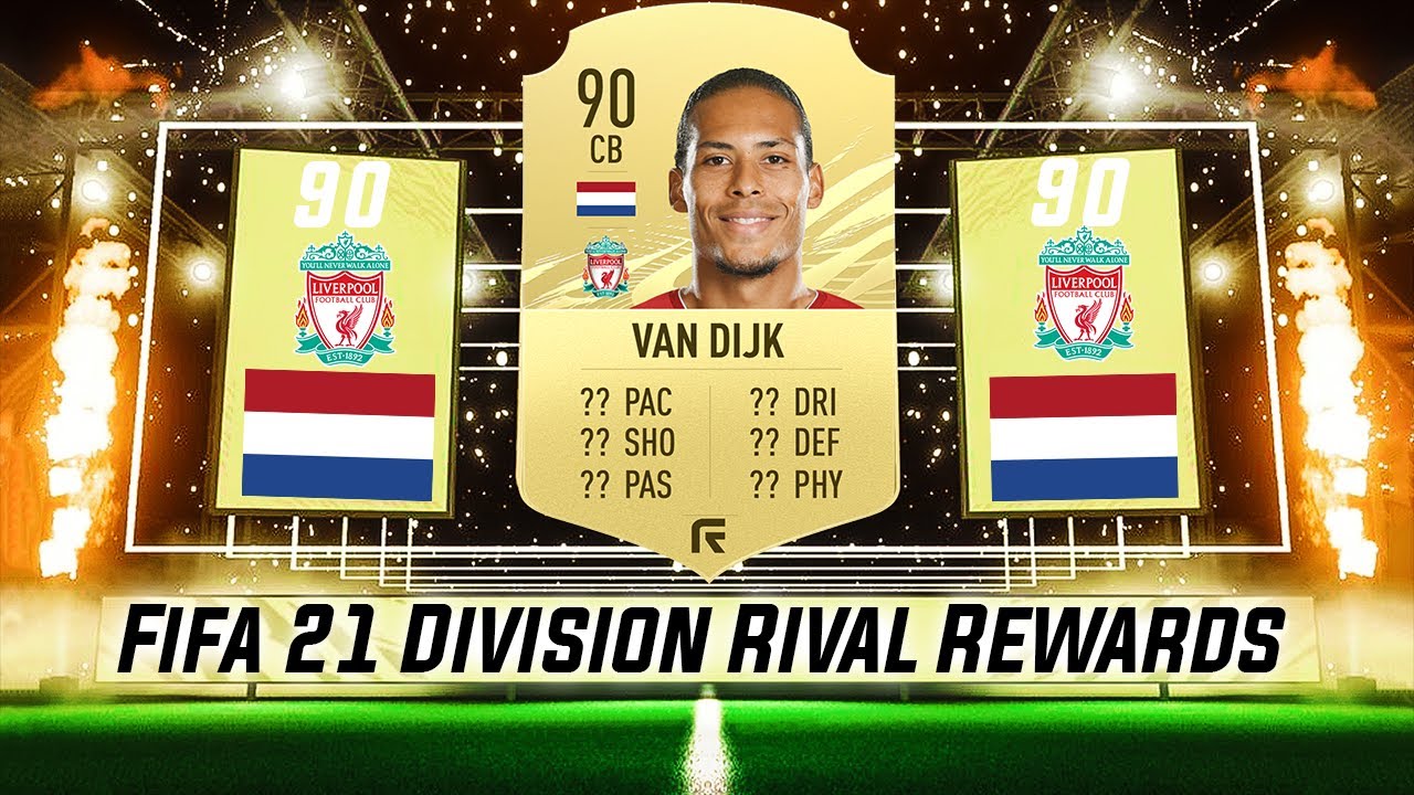 FIFA 21 DIVISION RIVAL RANK 1 REWARDS!! VIRGIL VAN DIJK (90) PACKED!! - (FIFA 21 ULTIMATE TEAM)