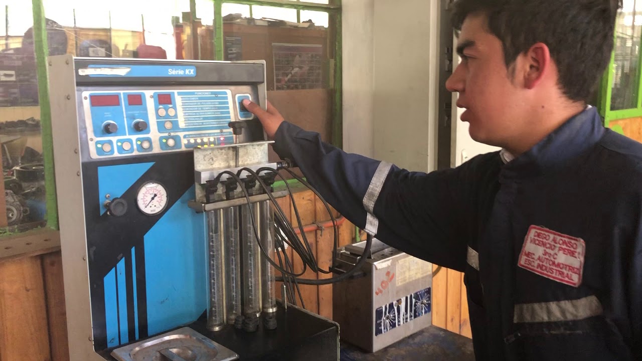 Banco de prueba inyectores a gasolina
