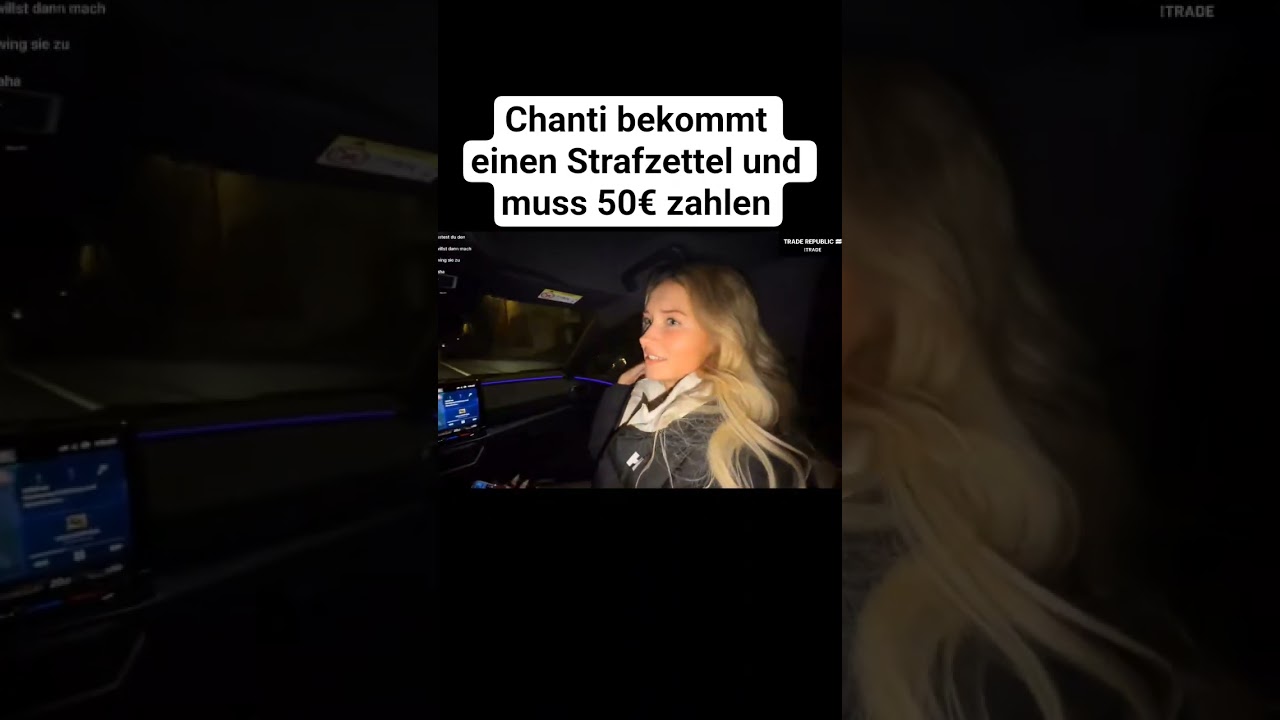 Chanti bekommt einen 50€ Strafzettel 😳😭 
